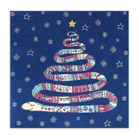 Новогодние салфетки бумажные Home Collection Сlassic &laquo;Год змеи&raquo;, 3 слоя, 33х33 см, 20 шт