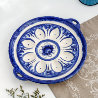 Подставка для яиц "Куличница", гжель, фарфор, 25х11 см Подставка для яиц "Куличница", гжель, фарфор, 25х11 см