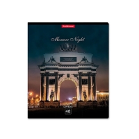 Тетрадь 48 листов в клетку, ErichKrause Moscow Night, обложка мелованный картон, блок офсет 100% белизна, МИКС (1 вид в спайке) Тетрадь 48 листов в клетку, ErichKrause Moscow Night, обложка мелованный картон, блок офсет 100% белизна, МИКС (1 вид в спайке)