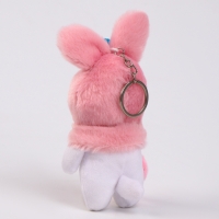 Мягкая игрушка «Зайка в шапочке» на брелоке, 12 см Мягкая игрушка «Зайка в шапочке» на брелоке, 12 см