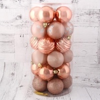 Набор шаров пластик d-6 см, 30 шт "Империя" Набор шаров пластик d-6 см, 30 шт "Империя"