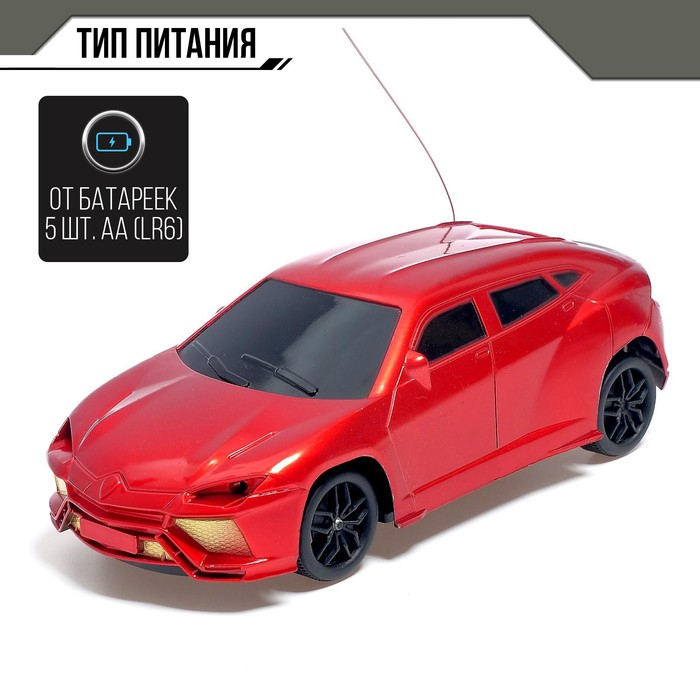 Машина радиоуправляемая &laquo;Гоночный джип&raquo;, работает от батареек, МИКС