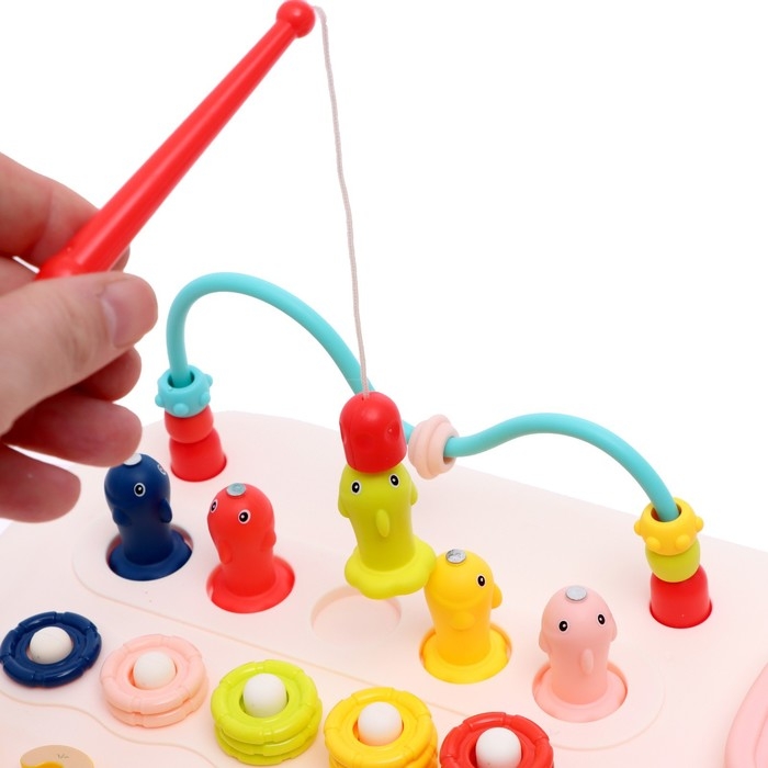 Развивающая игрушка &laquo;Весёлые игры&raquo;, цвет розовый