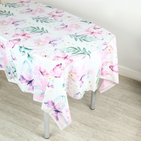 Скатерть одноразовая "Бабочки" 180х137 Скатерть одноразовая "Бабочки" 180х137