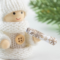 Ёлочная игрушка новогодняя новогодняя &laquo;Новый год: С Новым годом!&raquo;,   7 см х 6 см х 3 см