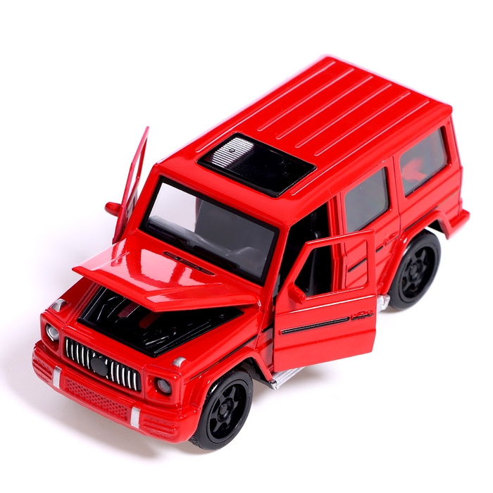 Машина металлическая «Внедорожник», световые и звуковые эффекты, открываются двери, капот, инерция, цвет МИКС Машина металлическая «Внедорожник», световые и звуковые эффекты, открываются двери, капот, инерция, цвет МИКС