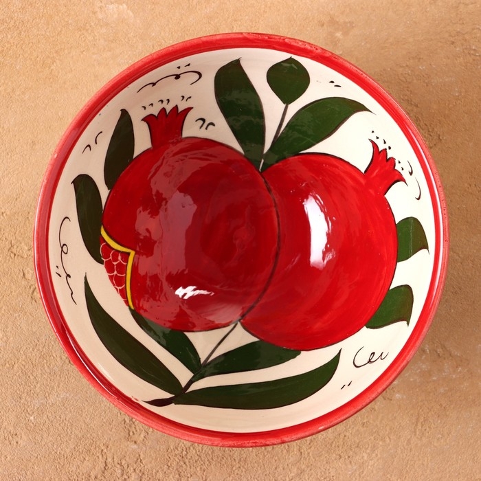 Коса Риштанская Керамика "Гранат" 15 см, малая,