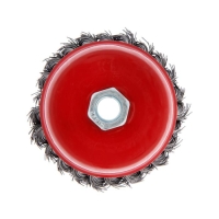 Щетка металлическая для УШМ ЛОМ, крученая проволока, "чашка", М14, 100 мм Щетка металлическая для УШМ ЛОМ, крученая проволока, "чашка", М14, 100 мм