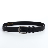 Ремень мужской, ширина 3,7 см, винт, пряжка металл, цвет чёрный Ремень мужской, ширина 3,7 см, винт, пряжка металл, цвет чёрный