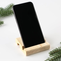 Подставка для телефона новогодний сувенир &laquo;Новый год: Счастья в новом году&raquo;, 8 х 8 х 1,5 см.