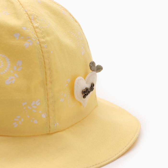 Панама детская Панама детская "Прелесть" MINAKU, цв,жёлтый , р-р 50