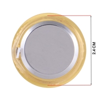 Циферблат для наручных часов, d-2.5 см, LQ377А, дискретный ход, золото