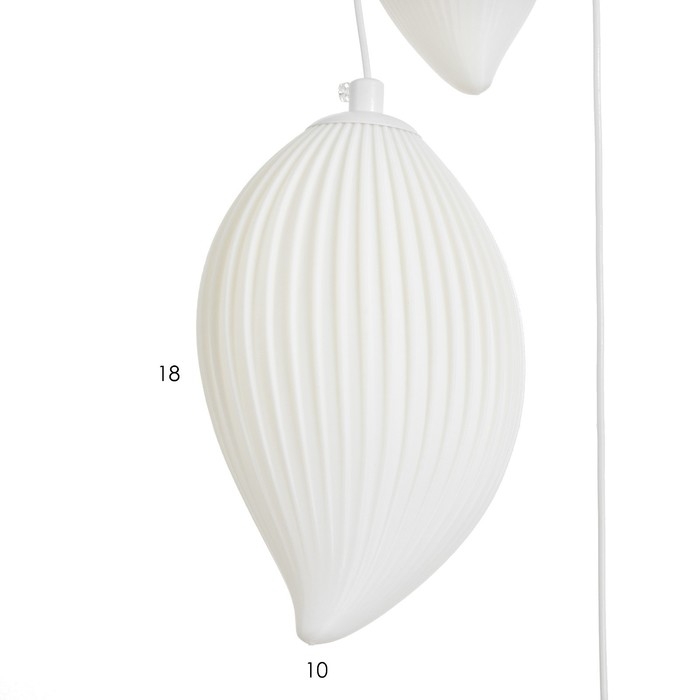 Светильник BayerLux "Манго" 6хG9 15Вт  белый 18х18х9-200см