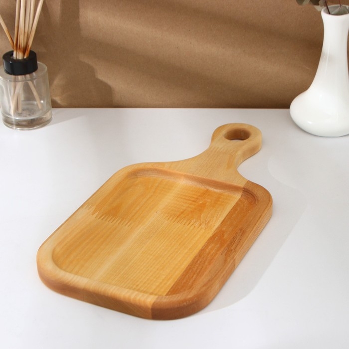 Набор разделочных досок на подставке 2 шт Adelica, 35&times;18&times;2 см, подставка 16&times;8,5&times;4 см, масло в подарок 100 мл, пропитаны минеральным маслом, берёза, в подарочной коробке