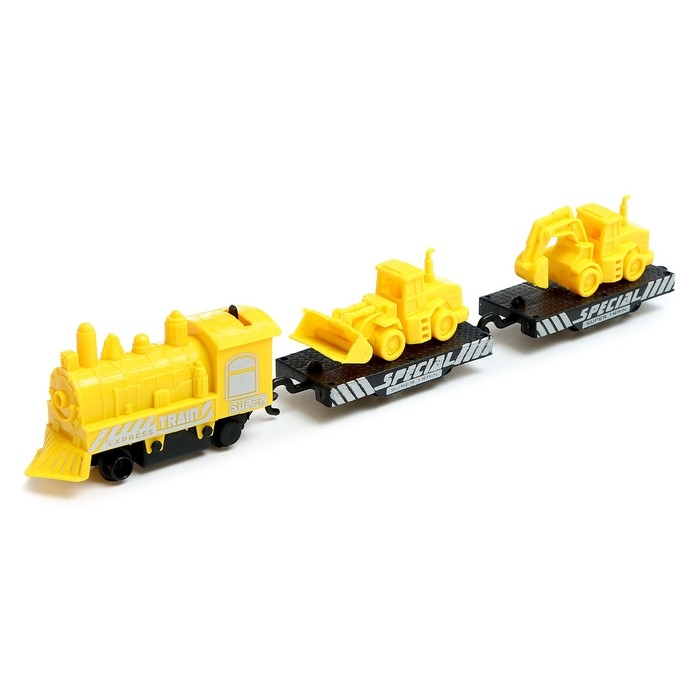 Железная дорога «Строитель», работает от батареек Железная дорога «Строитель», работает от батареек