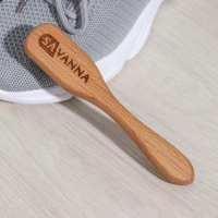 Щётка для обуви SAVANNA, 16&times;3,2 см, 26 пучков бук, воск