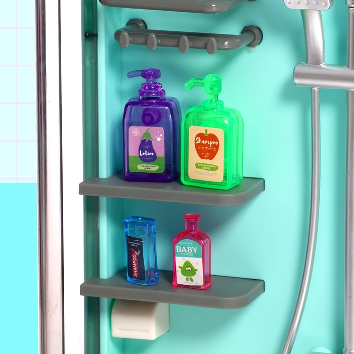 Набор мебели для кукол &laquo;Ванная комната&raquo;: санузел, раковина, постирочная