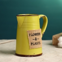 Кашпо "Оливер" зеленое, 7х13х14см