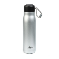 Термос, 600 мл, Тraveller "Мастер К.", сохраняет тепло 10 ч, 26 х 7 см, хром