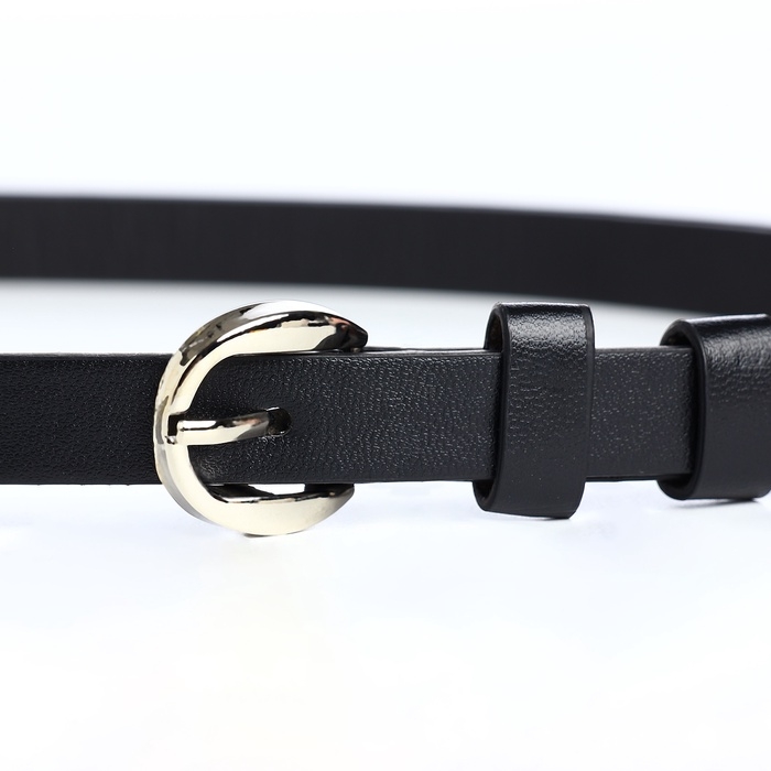 Ремень женский, ширина 1,1 см, пряжка металл, цвет Ремень женский, ширина 1,1 см, пряжка металл, цвет