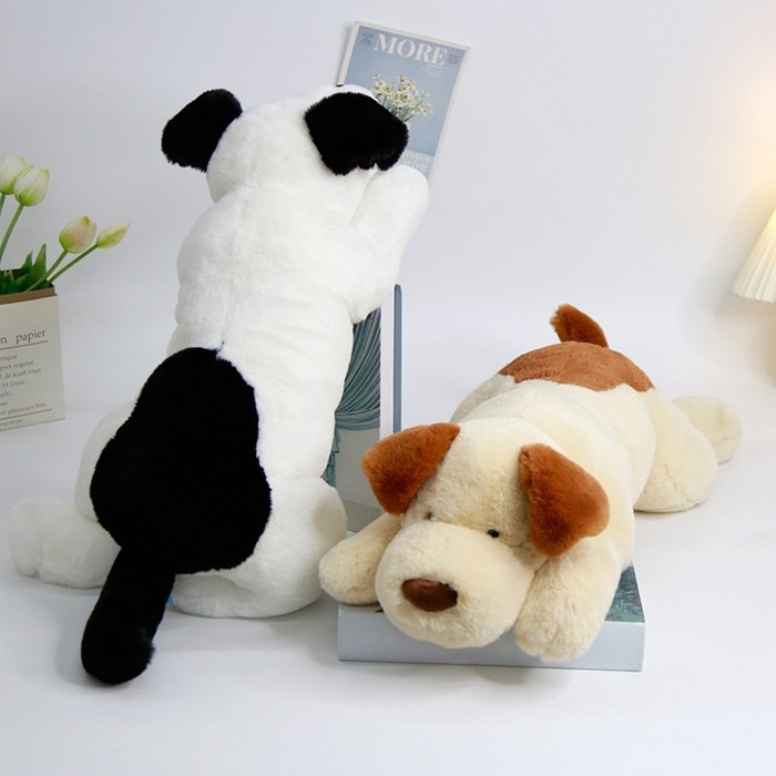 Мягкая игрушка "Собака", 75 см, цвет черно-белый