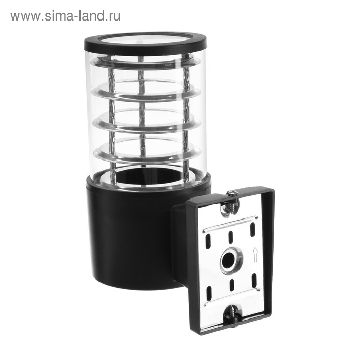 Светильник настенный Luazon Lighting 1хE27х60 Вт Светильник настенный Luazon Lighting 1хE27х60 Вт "Модерн", пластик, вверх, черный