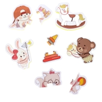 Пазлы для ванны EVA &laquo;Малыши и их игрушки&raquo;, 6 пазл, 12 дет.