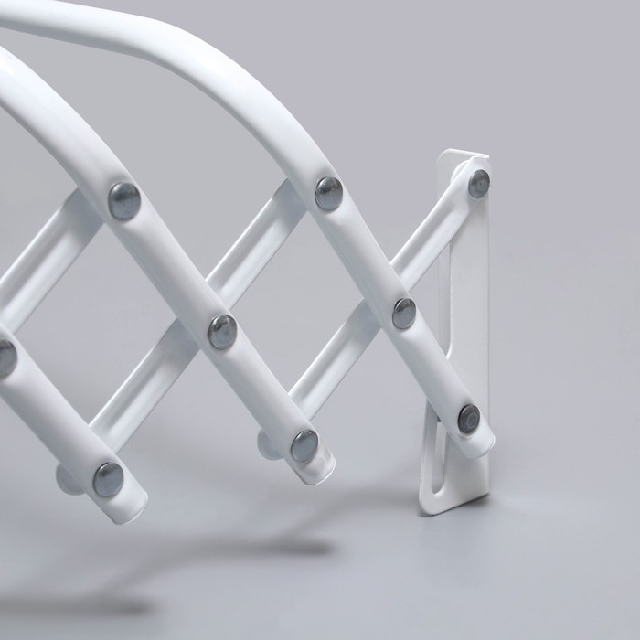 Сушилка для белья настенная, 45 см, цвет белый