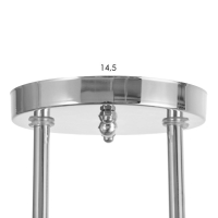 Люстра "Нора" 2х60Вт Е27 Хром 50х22х26см Люстра "Нора" 2х60Вт Е27 Хром 50х22х26см