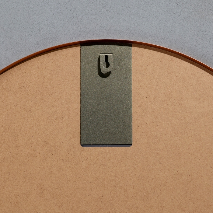 Зеркало настенное в круглом корпусе из металла, D=60, медный Рубин Зеркало настенное в круглом корпусе из металла, D=60, медный Рубин