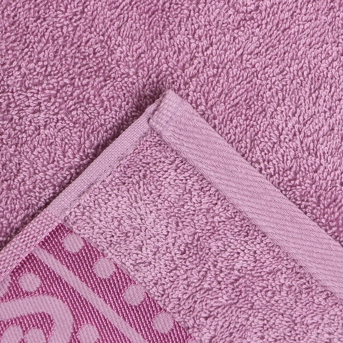 Полотенце махровое Pirouette 100Х150см, цвет сиреневый, 420г/м2, 100% хлопок