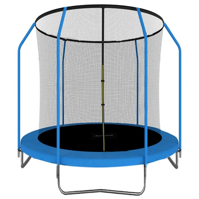 Батут ONLITOP, d=183 см, высота сетки 150 см, цвет синий