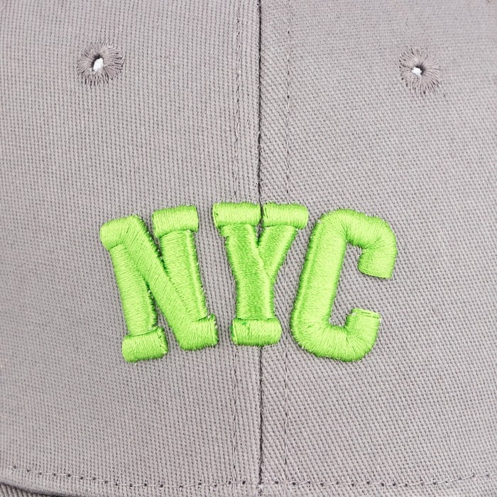 Кепка женская NYC, цвет серый, р-р 56 Кепка женская NYC, цвет серый, р-р 56