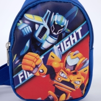 Сумка детская для мальчика через плечо &laquo;Роботы&raquo; 8 см х 13 см х 17 см