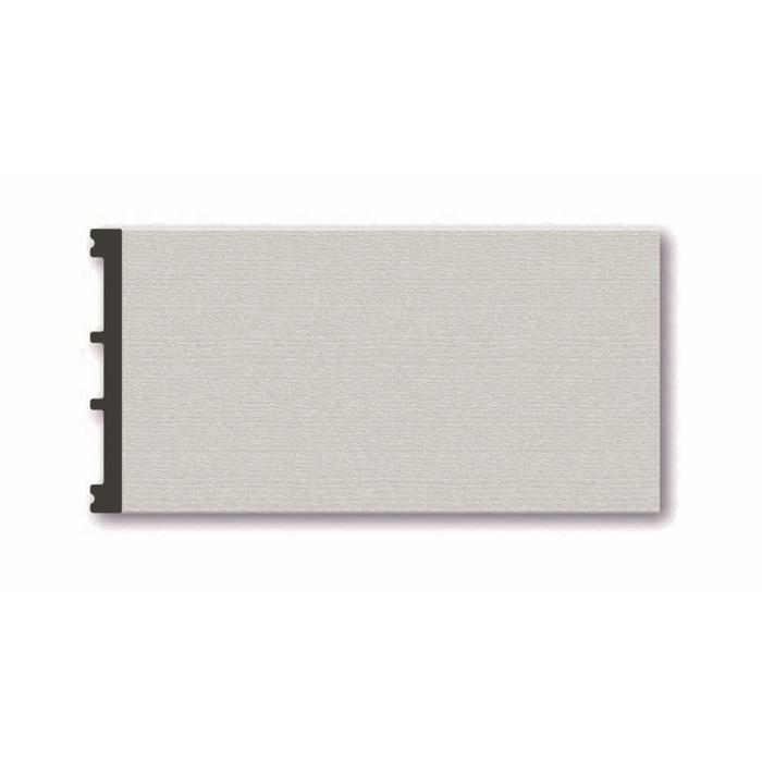 Плинтус пластиковый ударопрочный белый 122х12х2000мм Плинтус пластиковый ударопрочный белый 122х12х2000мм