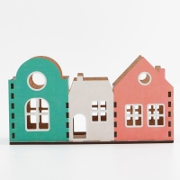 Органайзер для канцелярии, тройной &laquo;Домик&raquo;