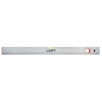 Уровень алюминиевый ЛОМ, 2 глазка, линейка, 600 мм Уровень алюминиевый ЛОМ, 2 глазка, линейка, 600 мм