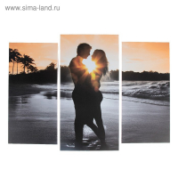 Модульная картина "Романтика"  (2-25х52; 1-30х60) 60х80 см