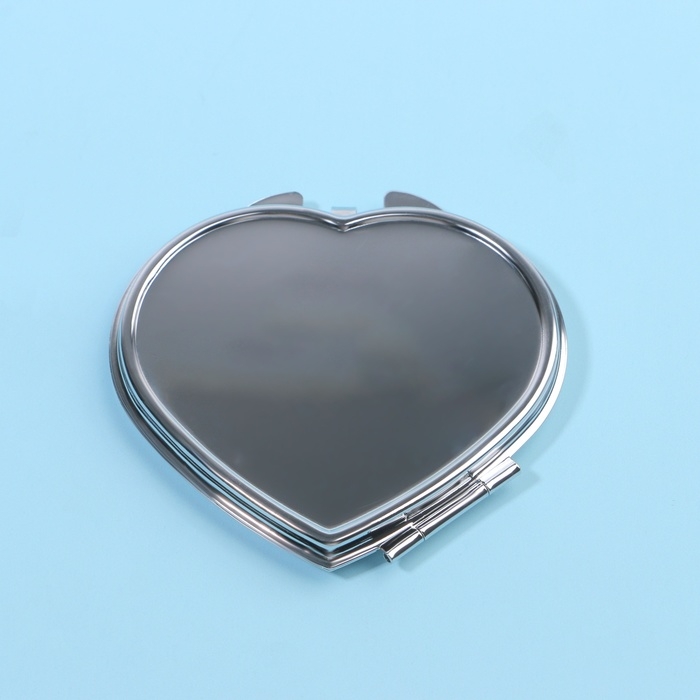 Зеркало складное, 7 &times; 6 см, цвет серебристый