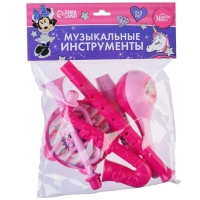 Музыкальные инструменты «Минни Маус», в наборе 6 предметов, цвет розовый Музыкальные инструменты «Минни Маус», в наборе 6 предметов, цвет розовый
