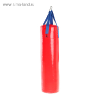 Боксёрский мешок, вес 25 кг, на ленте ременной, цвет красный Боксёрский мешок, вес 25 кг, на ленте ременной, цвет красный