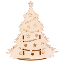 Заготовка для творчества &laquo;Карандашница. Ёлочка&raquo;