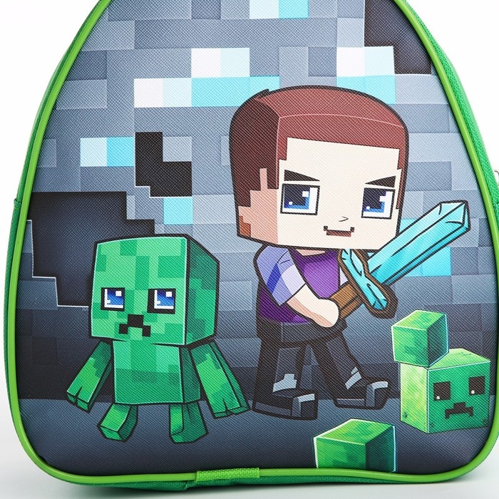 Рюкзак детский для мальчика «Пиксельный мир», 23х20,5 см см, отдел на молнии, цвет красный Рюкзак детский для мальчика «Пиксельный мир», 23х20,5 см см, отдел на молнии, цвет красный