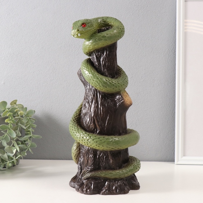Копилка Копилка"ЗМЕЯ НА ПЕНЬКЕ" 33 х 14 х 15 см.
