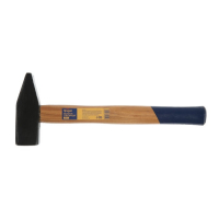 Молоток слесарный ТУНДРА, квадратный боек, деревянная рукоятка, 2000 г Молоток слесарный ТУНДРА, квадратный боек, деревянная рукоятка, 2000 г