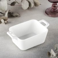 Форма для запекания фарфоровая Wilmax, 15&times;9,5 см, цвет белый