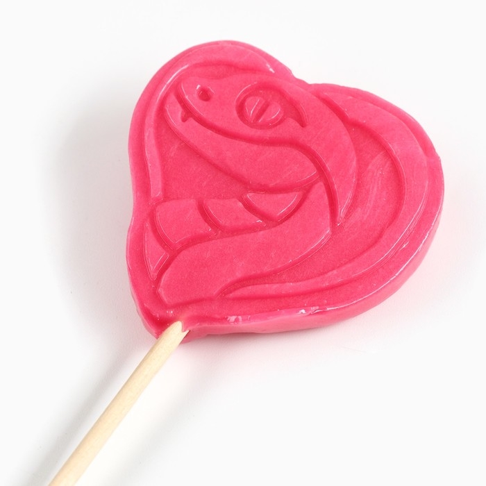 Новый год! Леденец в форме змеи &laquo;Талисман счастья&raquo;, вкус клубника, 24 г