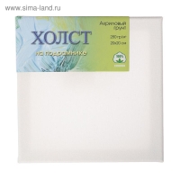 Холст на подрамнике 20 х 20 см, хлопок 100%, 280 г/м2, акриловый грунт, мелкозернистый, ЗХК, E5309-P-20x20 Холст на подрамнике 20 х 20 см, хлопок 100%, 280 г/м2, акриловый грунт, мелкозернистый, ЗХК, E5309-P-20x20