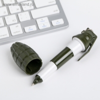 Набор «Настоящему защитнику»: блокнотик и ручка-граната Набор «Настоящему защитнику»: блокнотик и ручка-граната