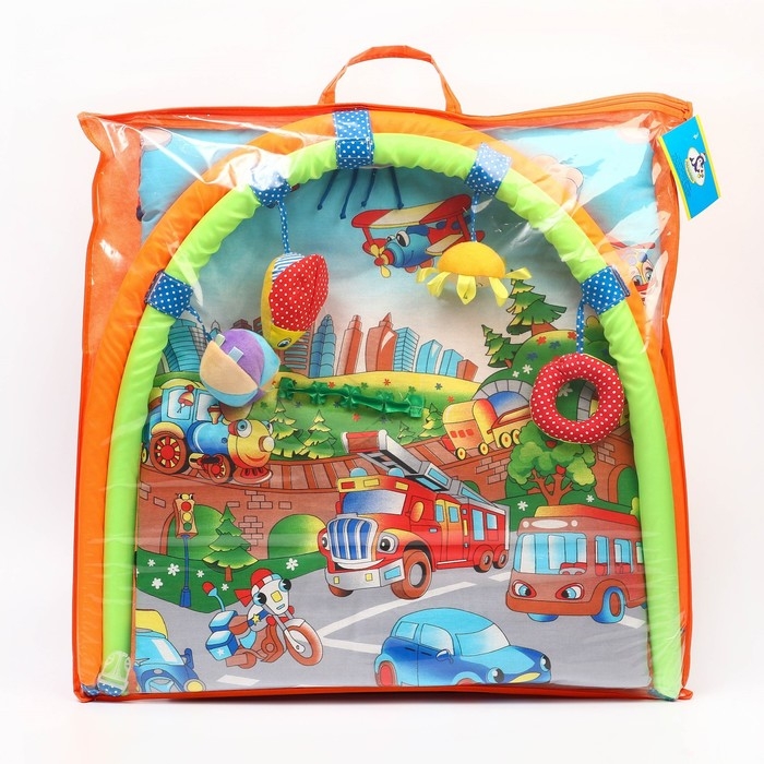 Развивающий коврик с дугами &laquo;Веселый парк&raquo;, 97&times;86 см, виды МИКС, Дельфин